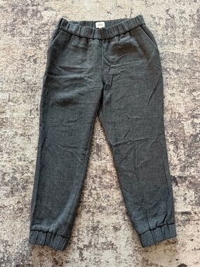 Aritzia Wilfred Turquet Wool Jogger Pants | Grey | Size M | High Rise Tapered